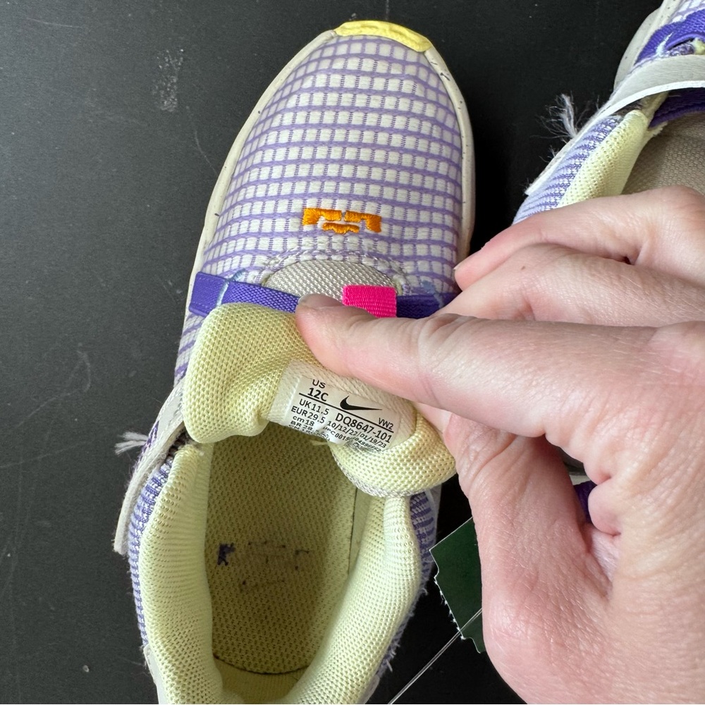 Nike Kids Purple and Pink Sneakers - Picture 6 of 7